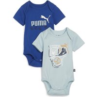 2er Pack PUMA Minicats Baby-Body 22 - turquoise surf 68 von Puma