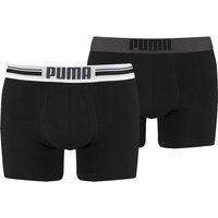 2er Pack PUMA Placed Logo Boxershorts Retro black XL von Puma