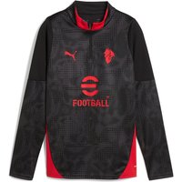 PUMA AC Mailand Training 1/4-Zip Trainings-Top 2025/26 Kinder 04 - PUMA black/for all time red 164 von Puma