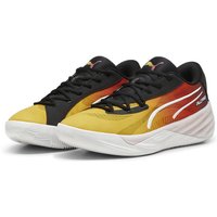 PUMA All-Pro Nitro Showtime Basketballschuhe 01 - yellow sizzle/purple glimmer 41 von Puma