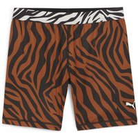 PUMA Animal Remix 5" kurze Leggings Damen 81 - teak S von Puma