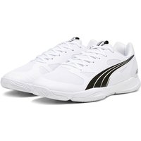 PUMA Attacourt Hallenschuhe 01 - PUMA white/PUMA black/concrete gray 45 von Puma