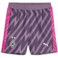 PUMA Borussia Mönchengladbach Replica Torwartshorts 2023/24 Kinder 04 - purple charcoal-ravish 140 von Puma