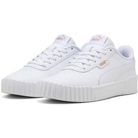 PUMA Carina 3.0 Sneaker Mädchen 01 - PUMA white/PUMA gold 37 von Puma