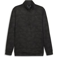 PUMA Cloudspun Camo 1/4-Zip Golf-Sweatshirt Herren 01 - PUMA black XL von Puma