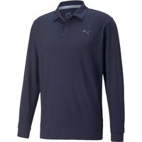 PUMA Cloudspun Langarmshirt Golf Poloshirt Herren navy blazer/evening sky XL von Puma