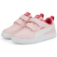 PUMA Courtflex v2 PS Kinder Sneaker mit Klettverschluss almond blossom/puma white 31 von Puma