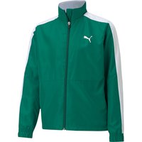 PUMA Cross The Line Warm Up Trainingsjacke 2.0 Kinder power green/puma white 164 von Puma