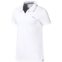 PUMA Essential Golf Poloshirt Mädchen bright white 116 von Puma