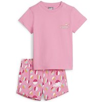 PUMA Essentials+ Summer Camp Shorts + T-Shirt Baby-Set 28 - fast pink 92 von Puma