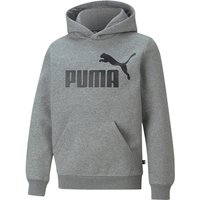 PUMA Essentials Big Logo Fleece-Hoodie Jungen medium gray heather 140 von Puma