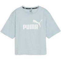 PUMA Essentials Cropped Logo T-Shirt Damen 22 - turquoise surf XS von Puma