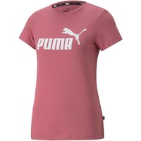 PUMA Essentials Logo T-Shirt Damen dusty orchid S von Puma