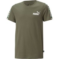 PUMA Essentials Tape Camouflage T-Shirt Jungen 73 - green moss 176 von Puma