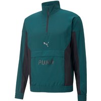 PUMA FIT Woven 1/2-Zip Trainingsjacke Herren varsity green L von Puma