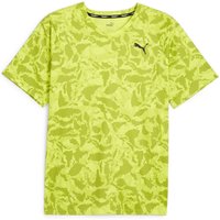 PUMA Fit Ultrabreathe Print T-Shirt Herren 39 - lime pow/q1 print XL von Puma