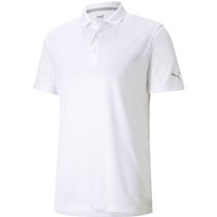 PUMA Gamer Golf Poloshirt Herren bright white L von Puma