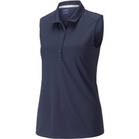 PUMA Gamer ärmelloses Golf Poloshirt Damen navy blazer XS von Puma