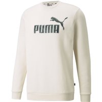 PUMA Graphic Crew Fleece Sweatshirt Herren ivory glow S von Puma
