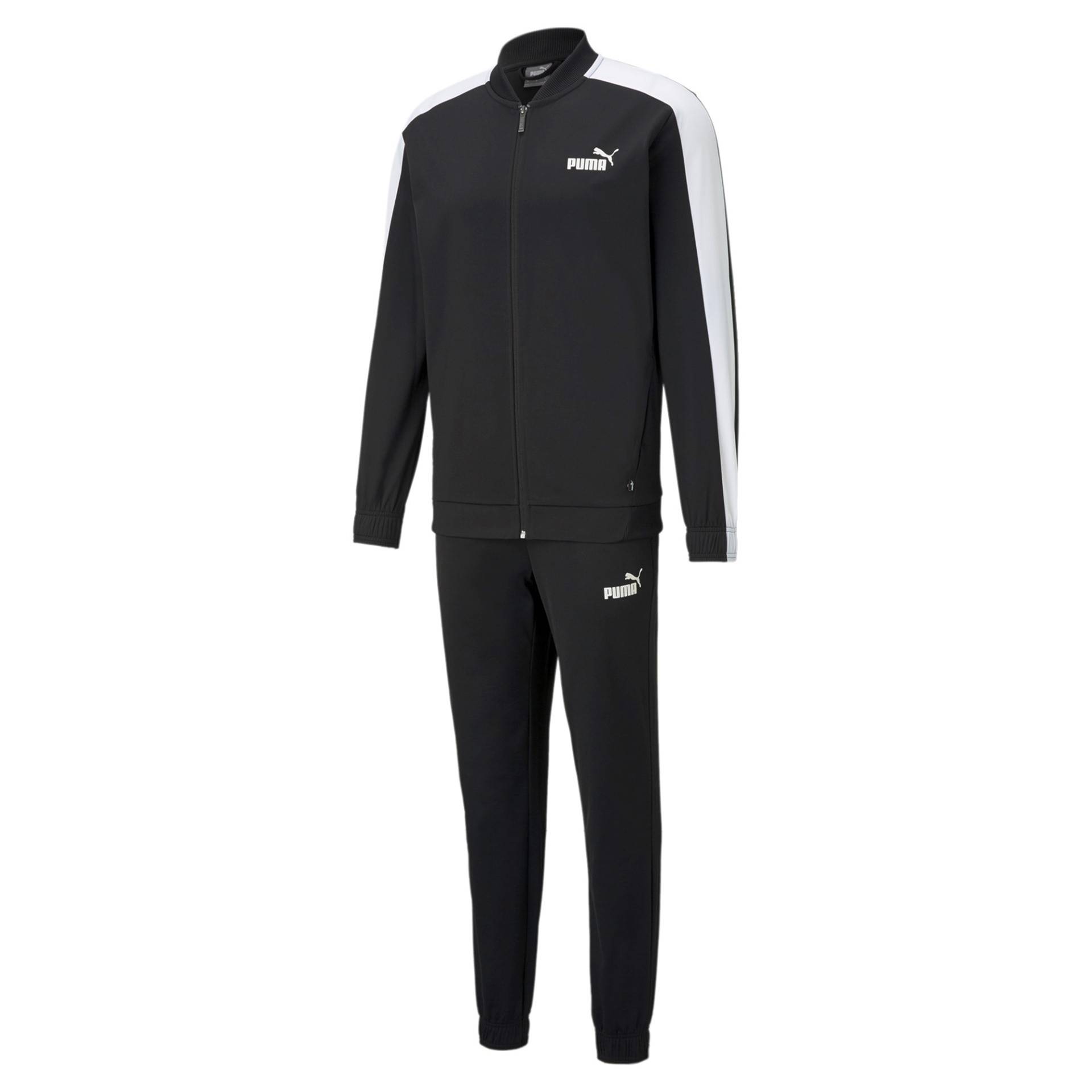 PUMA Herren Baseball Tricot Suit Trainingsanzug Jogginganzug 585843 schwarz von Puma