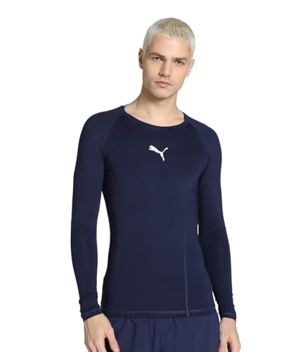 PUMA Liga Baselayer LS technisches T-Shirt, Herren, Peacoat, 48/50 (Herstellergröße: M) von PUMA