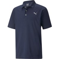 PUMA Icon Golf Poloshirt Herren navy blazer L von Puma