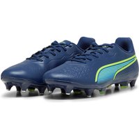 PUMA King Match MxSG Stollen-Fußballschuhe 02 - persian blue/pro green/ultra blue 42 von Puma