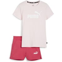 PUMA Logo Jogginganzug Set mit T-Shirt und Shorts Mädchen 67 - whisp of pink 176 von Puma