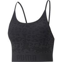 PUMA Low Impact Formknit Seamless Long Line Sport-BH Damen PUMA black/leopard print L von Puma