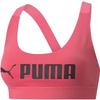 PUMA Mid Impact FIT Sport-BH Damen sunset pink M von Puma