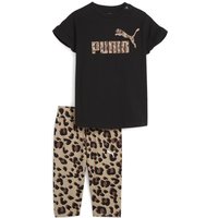 PUMA Minicats Animal Leggings + T-Shirt Baby-Set 01 - PUMA black 74 von Puma