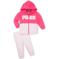 PUMA Minicats Colorblock Fleece Baby-Jogginganzug 62 - pearl pink 74 von Puma