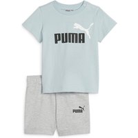 PUMA Minicats T-Shirt & Shorts Baby-Jogginganzug 22 - turquoise surf 104 von Puma
