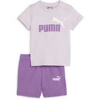 PUMA Minicats T-Shirt & Shorts Baby-Jogginganzug 59 - grape mist 74 von Puma