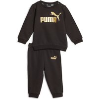PUMA Minincats Essentials+ Crew Fleece Baby-Jogginganzug 01 - PUMA black 62 von Puma