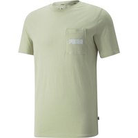 PUMA Modern Basics Pocket T-Shirt Herren spring moss M von Puma