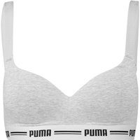 PUMA Padded Bra Damen grey melange L von Puma