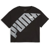 PUMA Power Cropped T-Shirt Mädchen 01 - PUMA black 152 von Puma
