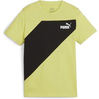 PUMA Power T-Shirt Jungen 38 - lime sheen 128 von Puma