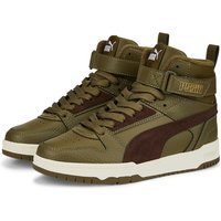 PUMA RBD Game Winterized Mid-Top Sneaker gefüttert Kinder deep olive/dark chocolate/puma team gold 38.5 von Puma