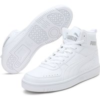 PUMA Rebound Joy High-Top Sneaker white/puma white/limestone 44.5 von Puma