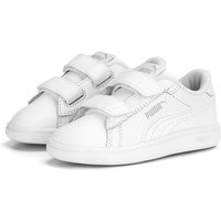 PUMA Smash 3.0 Leder-Sneaker mit Klettverschluss Baby 02 - PUMA white/cool light gray 24 von Puma