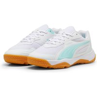 PUMA Solarflash III Hallenschuhe Kinder 04 - PUMA white/electric peppermint 38 von Puma