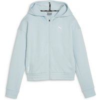 PUMA Train Favorite Fleece Kapuzenjacke Damen 23 - turquoise surf XS von Puma