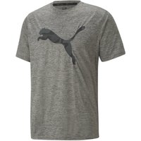 PUMA Train Favorite Heather Cat Trainingsshirt Herren medium gray heather/aop cat S PUMA Train Favorite Heather Cat Trainingsshirt Herren medium gray heather/aop cat S von Puma