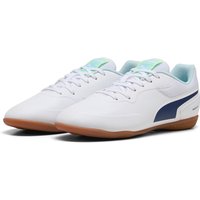 PUMA Truco III Hallen-Fußballschuhe Kinder 01 - PUMA white/aqua/fizzy light 34 von Puma