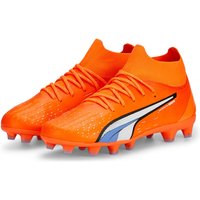 PUMA Ultra Pro FG/AG Fußballschuhe Kinder 01 - ultra orange/puma white/blue glimmer 37 von Puma