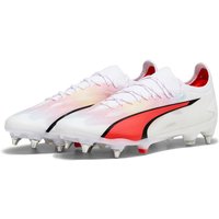 PUMA Ultra Ultimate MxSG Stollen-Fußballschuhe 01 - PUMA white/PUMA black/fire orchid 40.5 von Puma