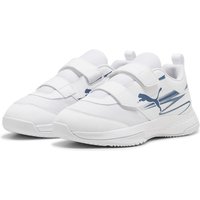 PUMA Varion II Hallenschuhe mit Klettverschluss Kinder 02 - PUMA white/blue horizon 28 von Puma