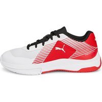 PUMA Varion Hallenschuhe Kinder PUMA white/PUMA black/high risk red 28 von Puma